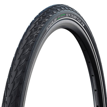 Schwalbe Delta Cruiser Plus Hybrid Tire 29''x2.00 Wire Clincher Green Compound PunctureGuard Reflex 50TPI Black