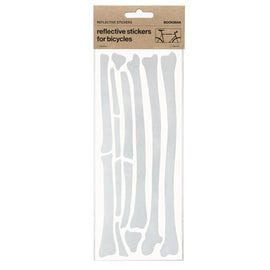 Bookman Visibility Reflective Stickers Bone White