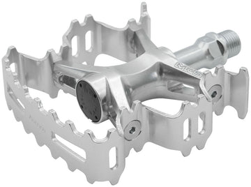 MKS Aurora Pedals - Platform Aluminum 9/16" Silver