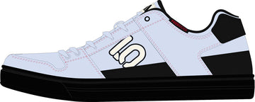 Five Ten Freerider Flat Shoes - Women's Crystal Sky/Off White/Core Black 8.5
