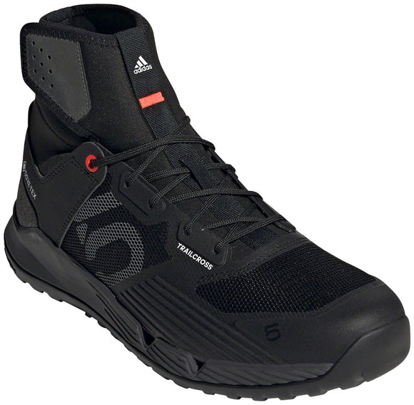 Five Ten Trailcross GTX Flat Shoes - Men's Core BLK / DGH Solid Gray / FTWR White 12