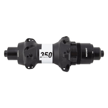 DT Swiss 350 Rear Hub - QR x 130mm Rim Brake XDR BLK 24H Straightpull 36pt Straight Pull