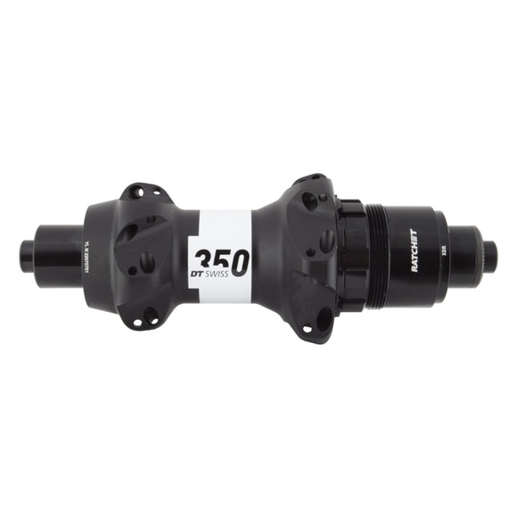 DT Swiss 350 Rear Hub - QR x 130mm Rim Brake XDR BLK 24H Straightpull 36pt Straight Pull