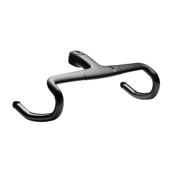 ENVE SES AR Bar/130mm Stem Combo Drop Handlebar Diameter: Integrated 130mm 380mm Drop: 129mm Reach: 76mm Black