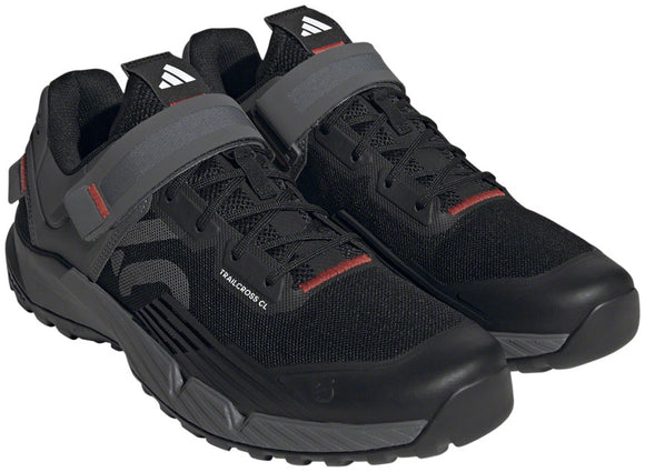 Five Ten Trailcross Mountain Clipless Shoes - Men's Core BLK/Gray Three/Red 7.5
