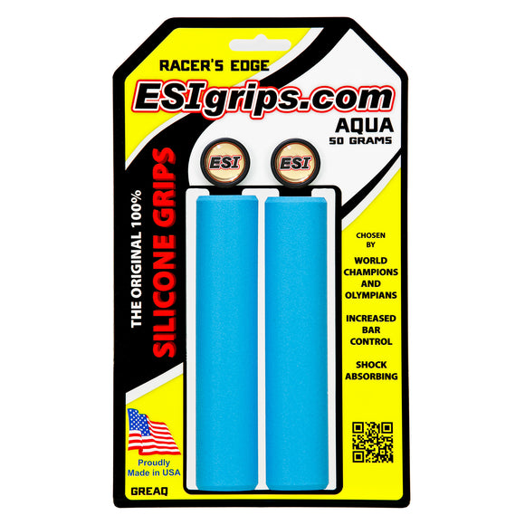 ESI Racer's Edge Grips - Aqua