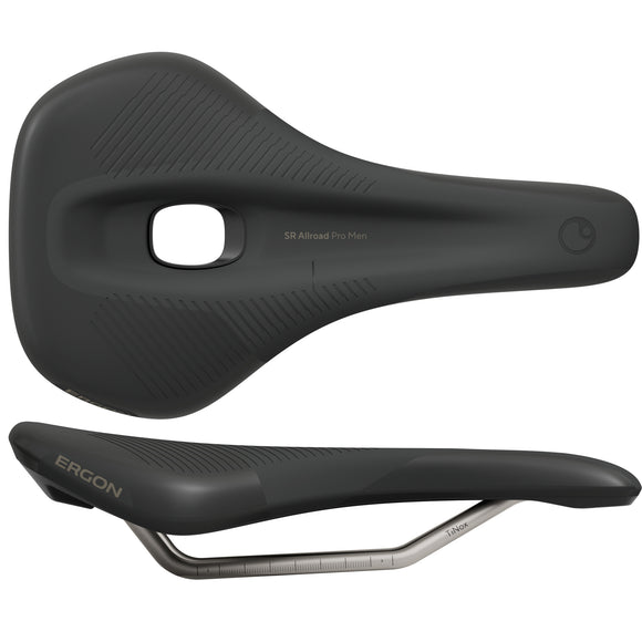 Ergon SR Allroad Pro Saddle - TiNox SL Black Men's Medium/Large