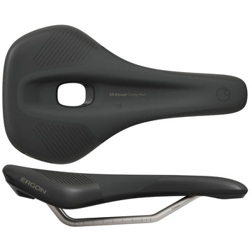 Ergon SR Allroad Comp Saddle - TiNox SL Black Men's Medium/Large