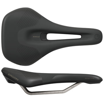 Ergon SR Allroad Comp Saddle - TiNox XP Black Women's Medium/Large