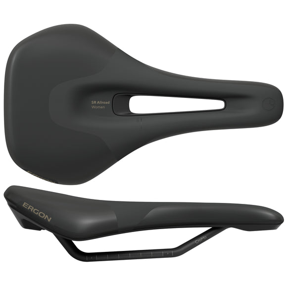 Ergon SR Allroad Saddle - Chromoly Black Women's Medium/Large