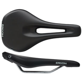 Ergon SM Saddle - Chromoly Black Women's Small/Medium