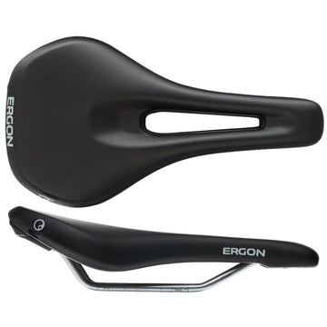 Ergon SM Saddle - Chromoly Black Women's Small/Medium