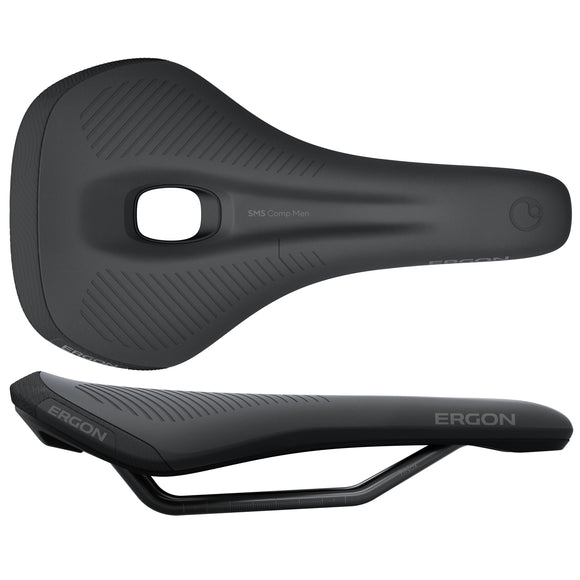 Ergon SMS Comp Saddle - TiNox SL Black Men's Medium/Large