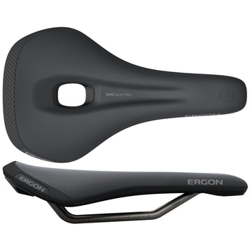 Ergon SMS Sport Saddle - TiNox XP Black Men's Medium/Large