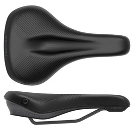 Ergon ST Core Evo Men's Saddle - MD/LG Black/Gray