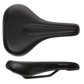Ergon ST Gel Saddle - Chromoly Black Women's Medium/Large