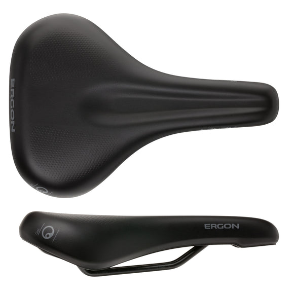 Ergon ST Gel Saddle - Chromoly Black Women's Medium/Large
