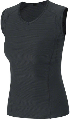 Gorewear M Base Layer Sleeveless Shirt - Black Women's Large