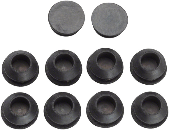 Jagwire Frame Plug Refill Bag - Closed Type 8.0mm Round Frame Port Bag/10 Plugs