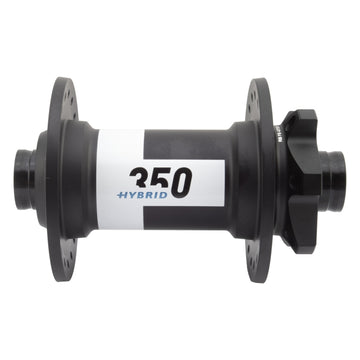 DT Swiss 350 Hybrid Front Hub - 15 x 110mm 6-Bolt Black 36h