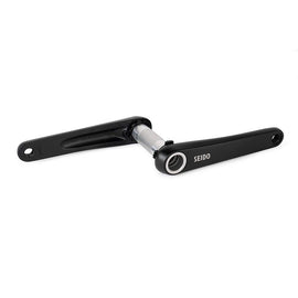 Seido Lyer Crankset Spindle: 30mm 30mm 175mm Black Road Disc Set