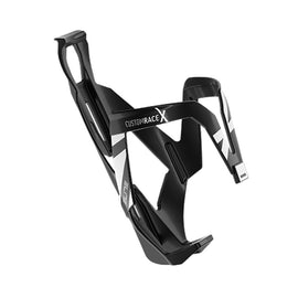 Elite Custom Race X Bottle Cage - Black with White Graphics