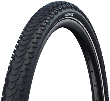 Schwalbe Marathon Mondial Tire - 700 x 47 Clincher Wire BLK/Reflex Performance RaceGuard Addix Green E-50