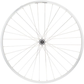 Quality Wheels Value Double Wall Series Front Wheel - 700 QR x 100mm Rim Brake Silver Clincher 32H
