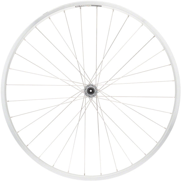Quality Wheels Value Double Wall Series Front Wheel - 700 QR x 100mm Rim Brake Silver Clincher 32H