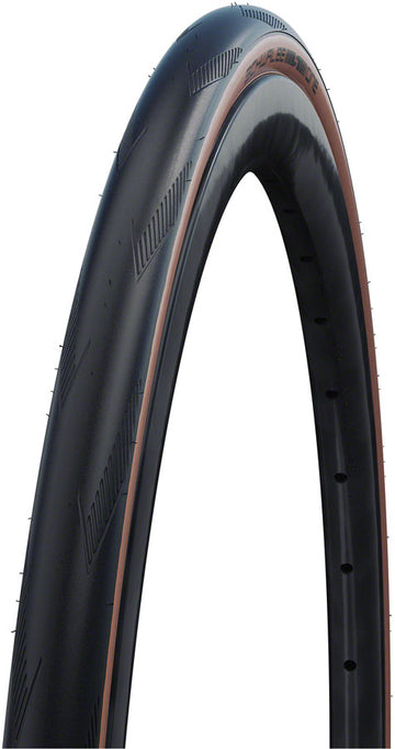 Schwalbe One Tire - 700 x 25 Tubeless Folding BLK/Bronze Performance Line RaceGuard Addix E-25