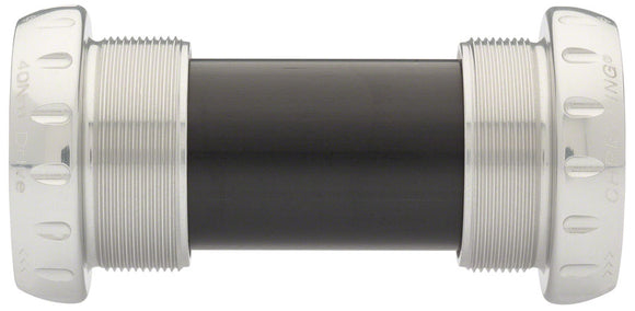 Chris King ThreadFit 24 Bottom Bracket Fit Kit 4 - English For Shimano Hollowtech II Silver