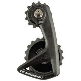 CeramicSpeed OSPW RS Alpha Pulley Wheel System Shimano Dura-Ace 9250/Ultegra 8150  - ALPHA Aluminum Pulley Carbon Cage BLK
