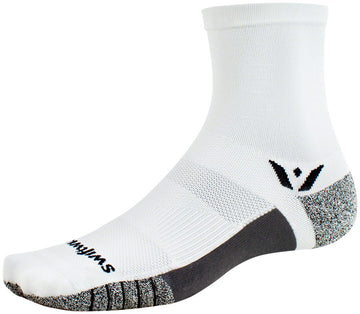 Swiftwick Flite XT Mid Crew Socks - 5" White Small