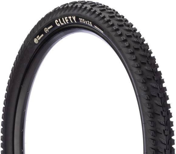 Teravail Clifty Tire - 27.5 x 2.5 Tubeless Folding BLK Durable Grip Compound