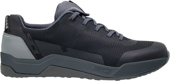 SIDI Motus GTX Flat Shoes - Black/Gray Size 46 Millennium Fit