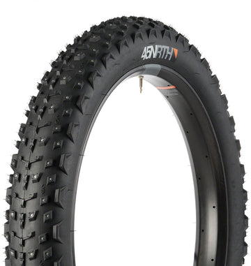 45NRTH Dillinger 4 Tire - 26 x 4 Tubeless Folding BLK 60tpi 240 Carbide Steel Studs