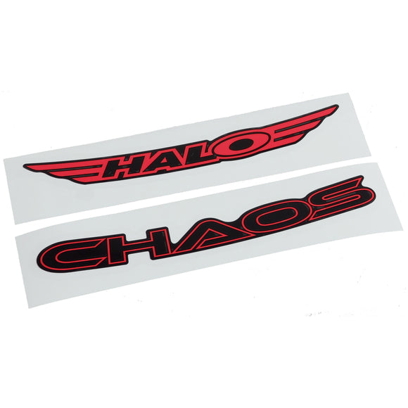 Halo Chaos Rim Decals Red  