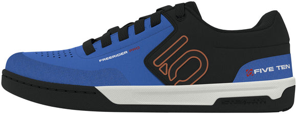 Five Ten Freerider Pro Flat Shoes - Men's Core BLK/Pure Orange/Ray Blue 12.5