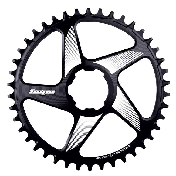 Hope RX V2 Spiderless Chainring 42T Black