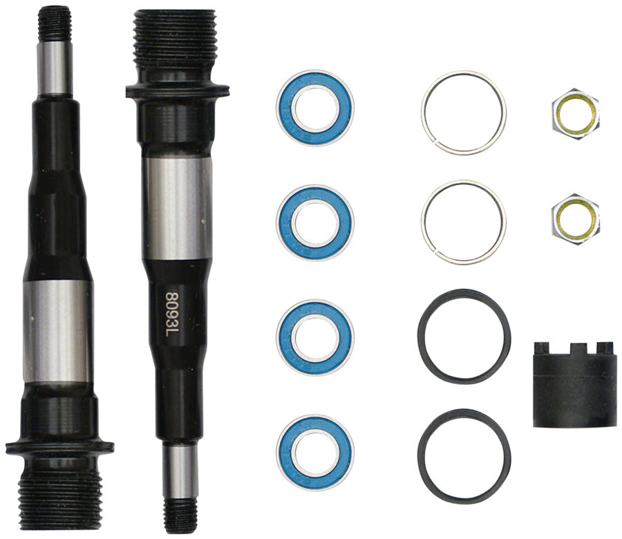 LOOK Spindle and Bearing Assembly - Steel Right and Left X-Track ...