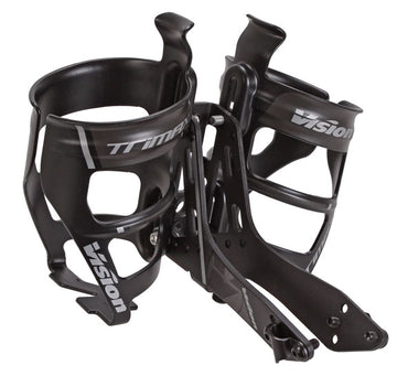 Vision TriMax Rear Hydration System Aero Mounting Dual Bottle Setup Triathlon Use – BLK