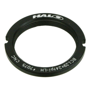 Halo Alloy Track Lockring 1.29" X 24tpi Black