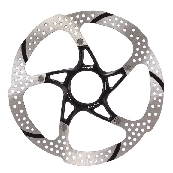 TRP-25 Disc Brake Rotor - 140mm Center Lock 1.8mm Silver/Black