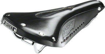 Brooks B17 Carved Saddle - Steel Black Men's