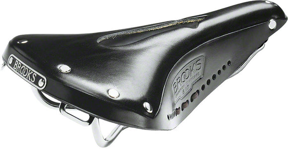 Brooks B17 Carved Saddle - Steel Black Men's