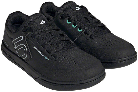 Five Ten Freerider Pro Flat Shoes - Women's Core BLK/Crystal White/Acid Mint 8