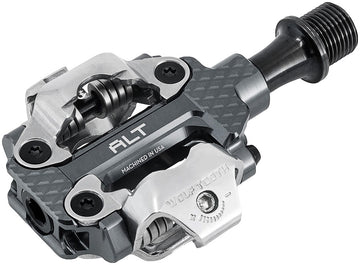 Wolf Tooth MK0 ALT XC Clipless Pedals - Dual Sided Clipless Alloy 9/16" Shadow Gray Pair Shimano SPD