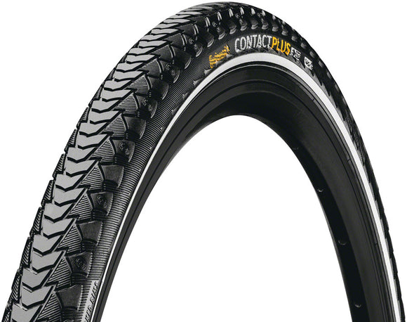 Continental Contact Plus Tire - 26 x 1.75 Clincher Wire BLK/Reflex SafetyPlus Breaker E50