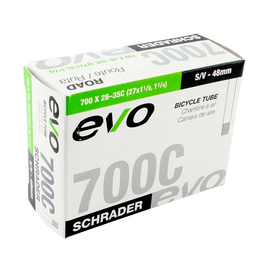 EVO Inner tube Schrader 48mm 700x18-25C | Boulder Nordic & Cycle Sport