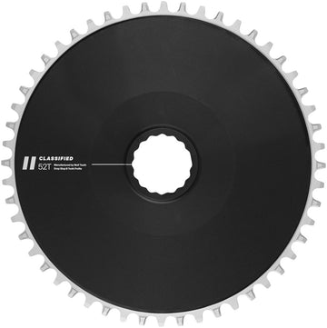 Classified Aero Chainring - 52t DropStop B fits SRAM Flattop T-Type 12/13-Speed Chains Compatible all 11-Speed Chains BLK